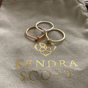 Kendra Scott Presleigh Love Knot Ring Set